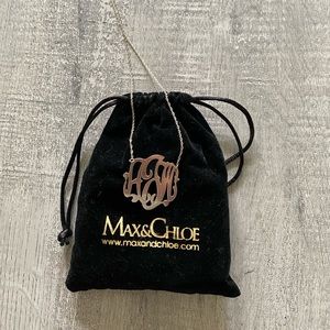 Max & Chloe Initial Necklace